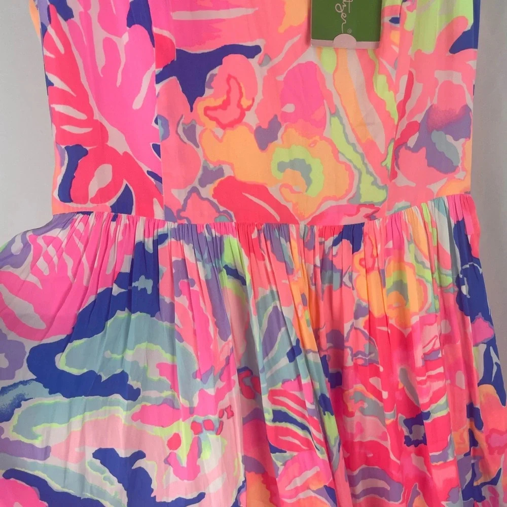 NWT Lilly Pulitzer  Kassia Dress Playa Hermosa Sz 00 - Picture 4 of 15